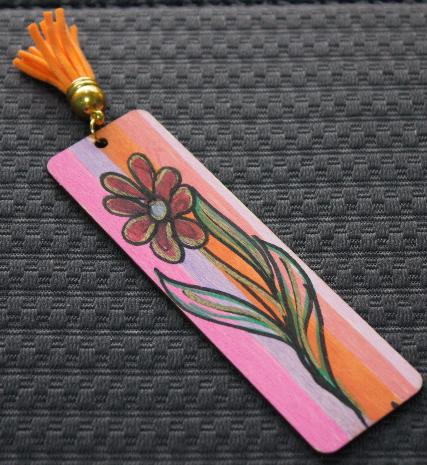 Wooden Handpainted Bookmarks