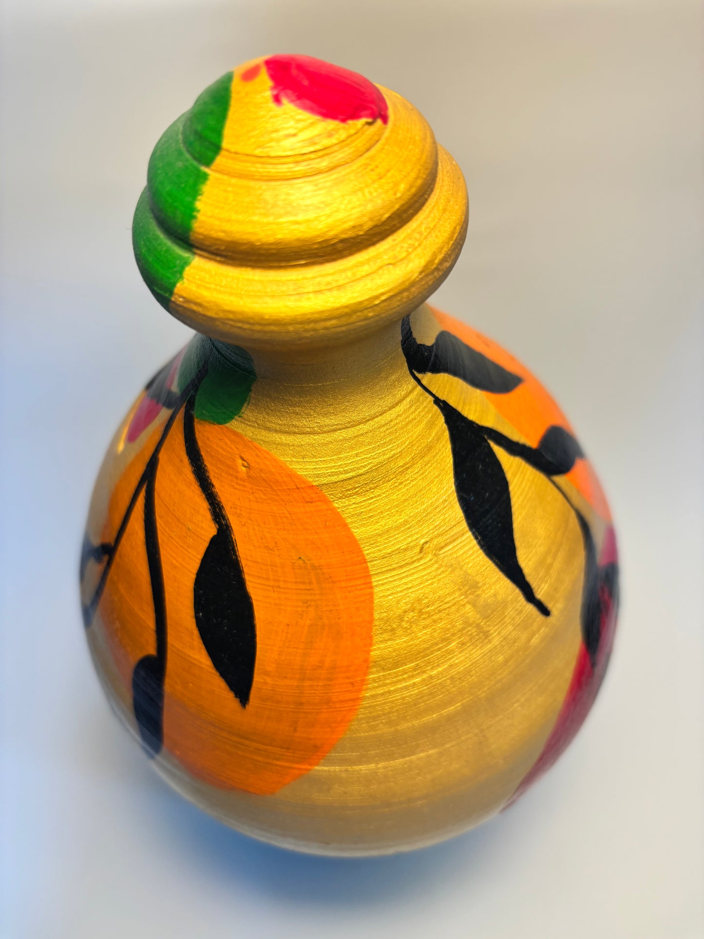 Bohemian Summer Large Handpainted Piggy Bank