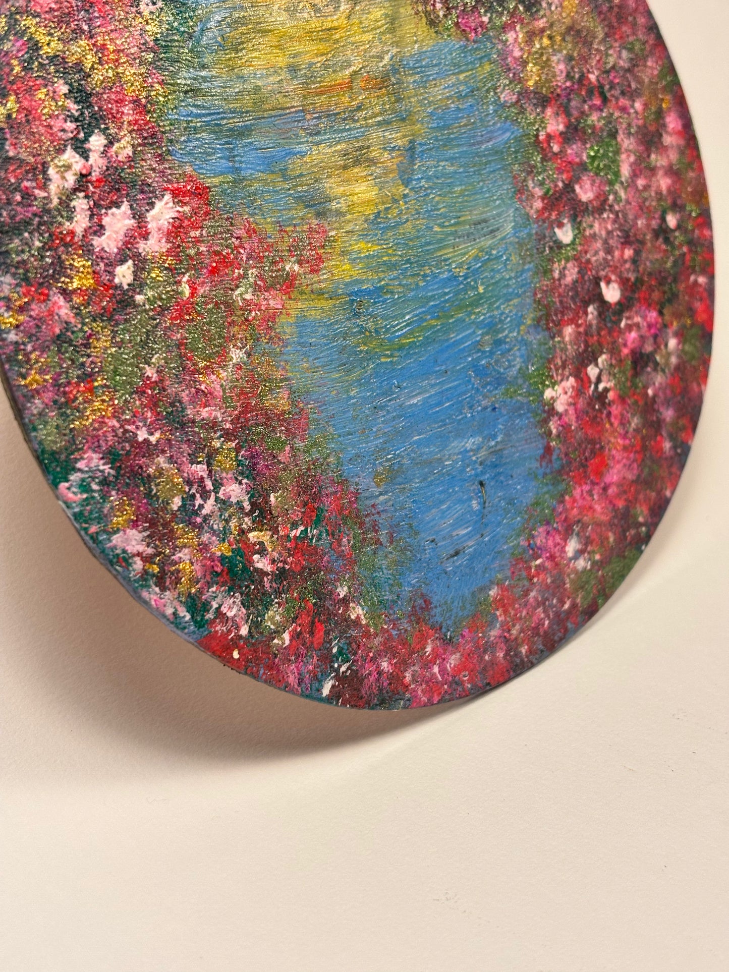 Backwaters- Handpainted Paddle Wall Art