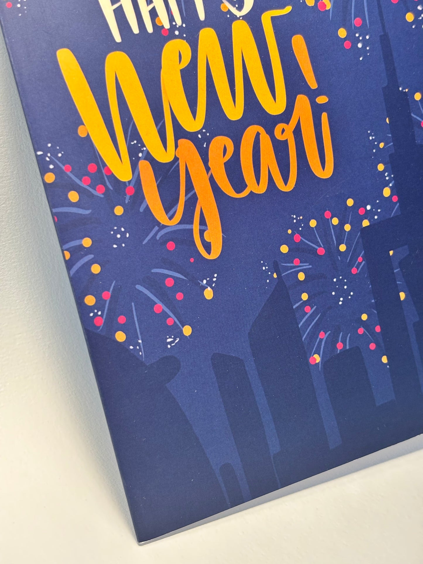 New Year Fireworks Greeting Card- Designer's Edit