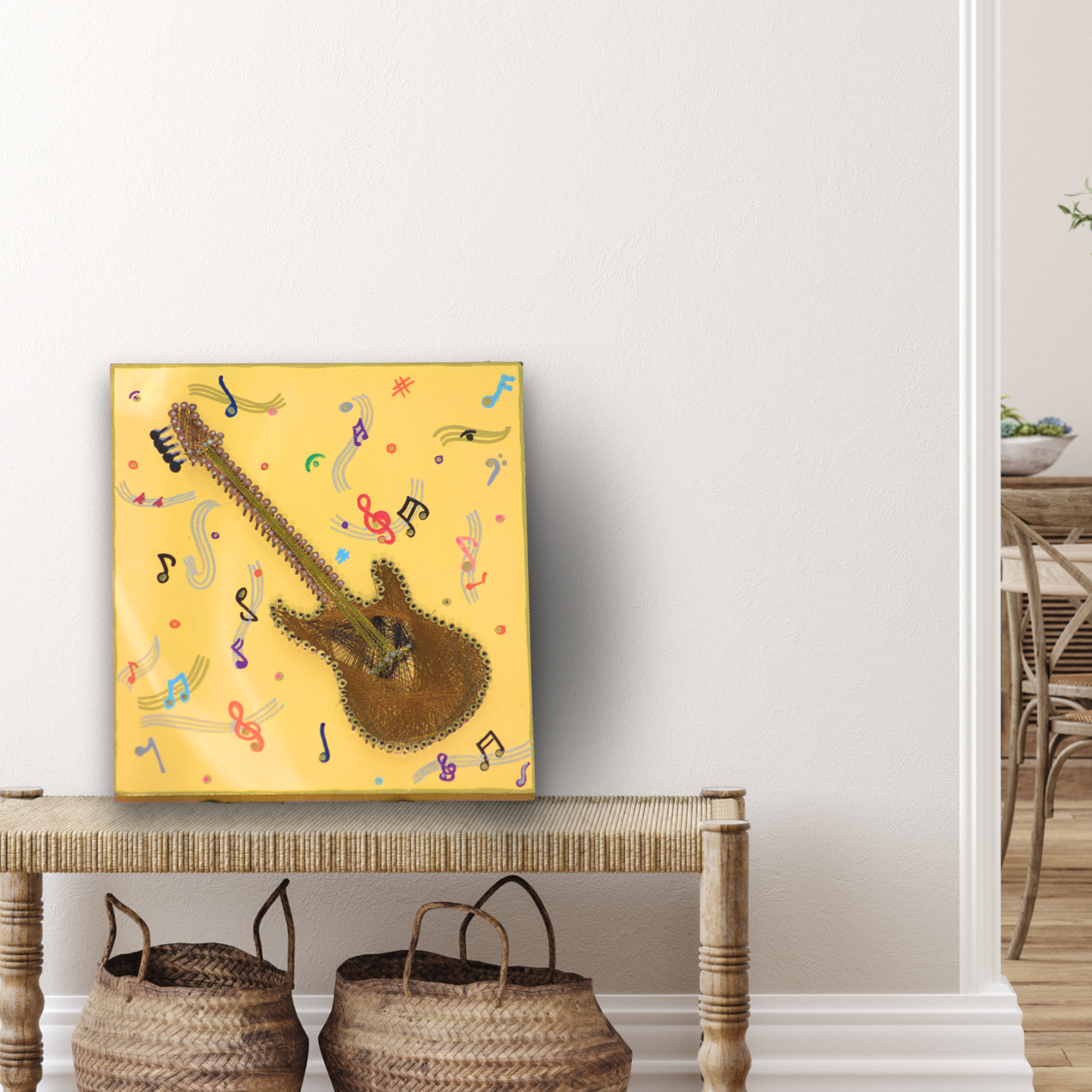 Musical Panel String Art- Wall Décor
