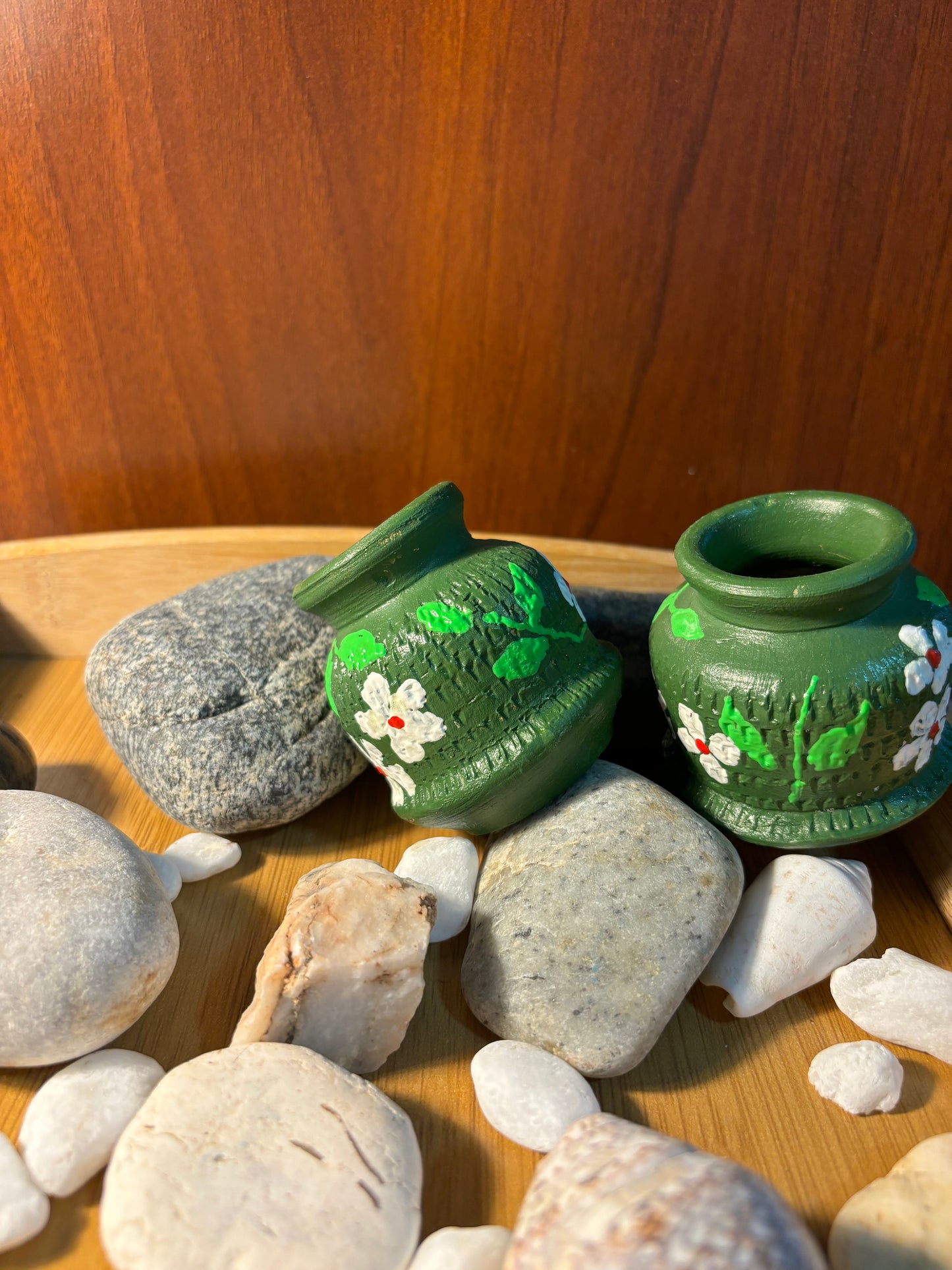 Mini Clay Decor Pots (Set of 2)