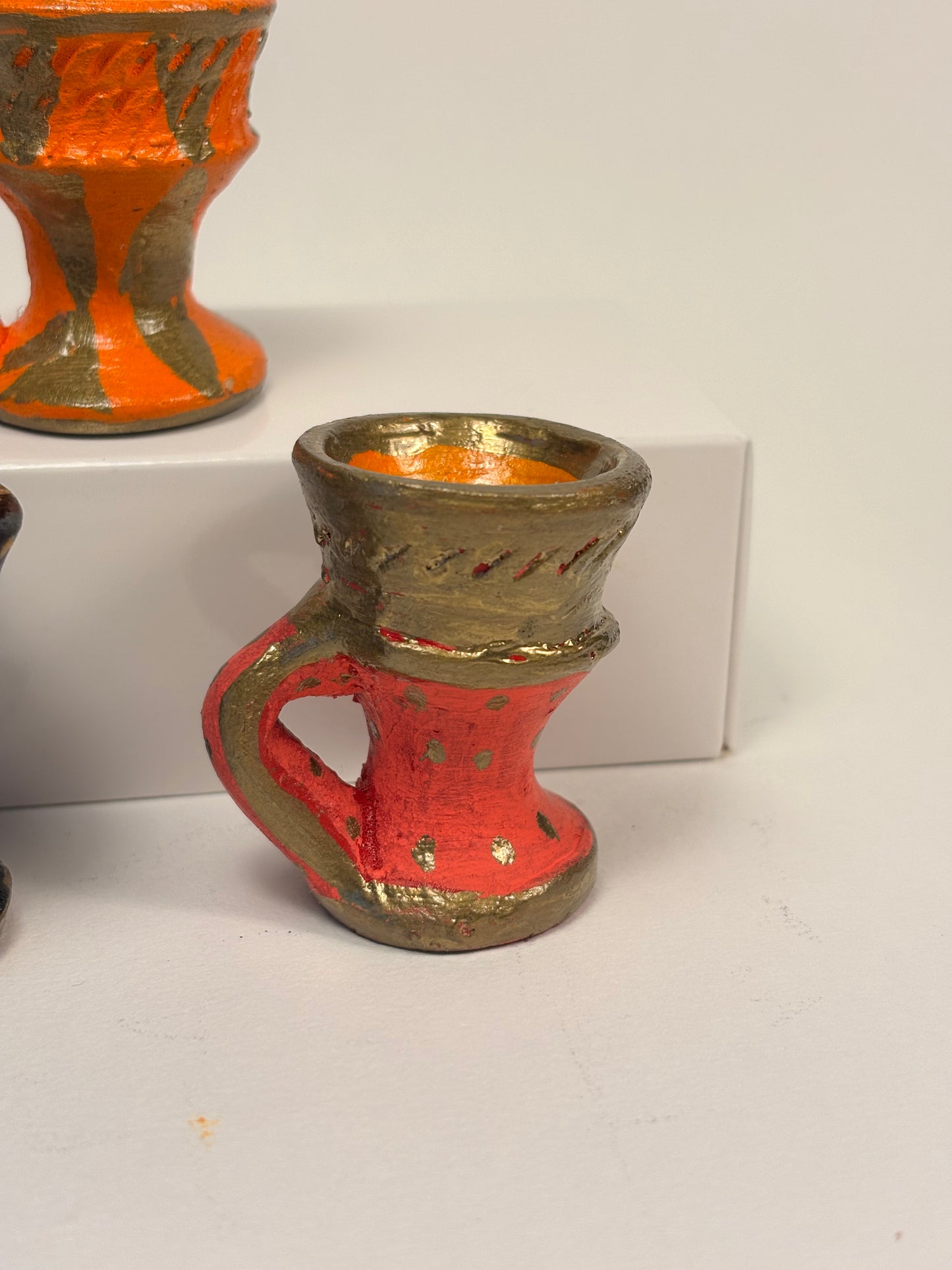 Mini Coral Burner Trio – Collector’s Trinket Set (3pcs)