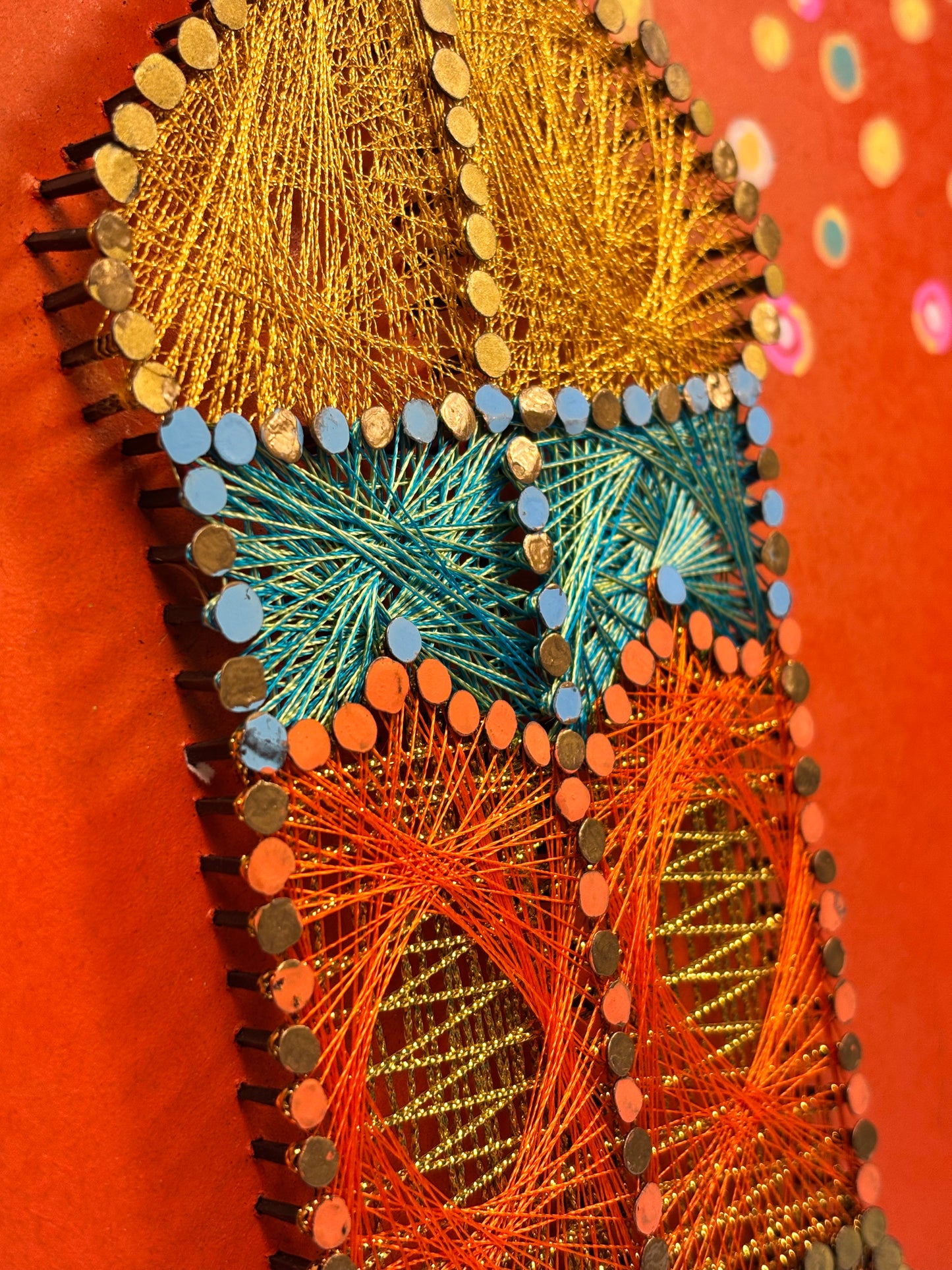 The VermillIon Lantern String Art Piece- Wall Décor