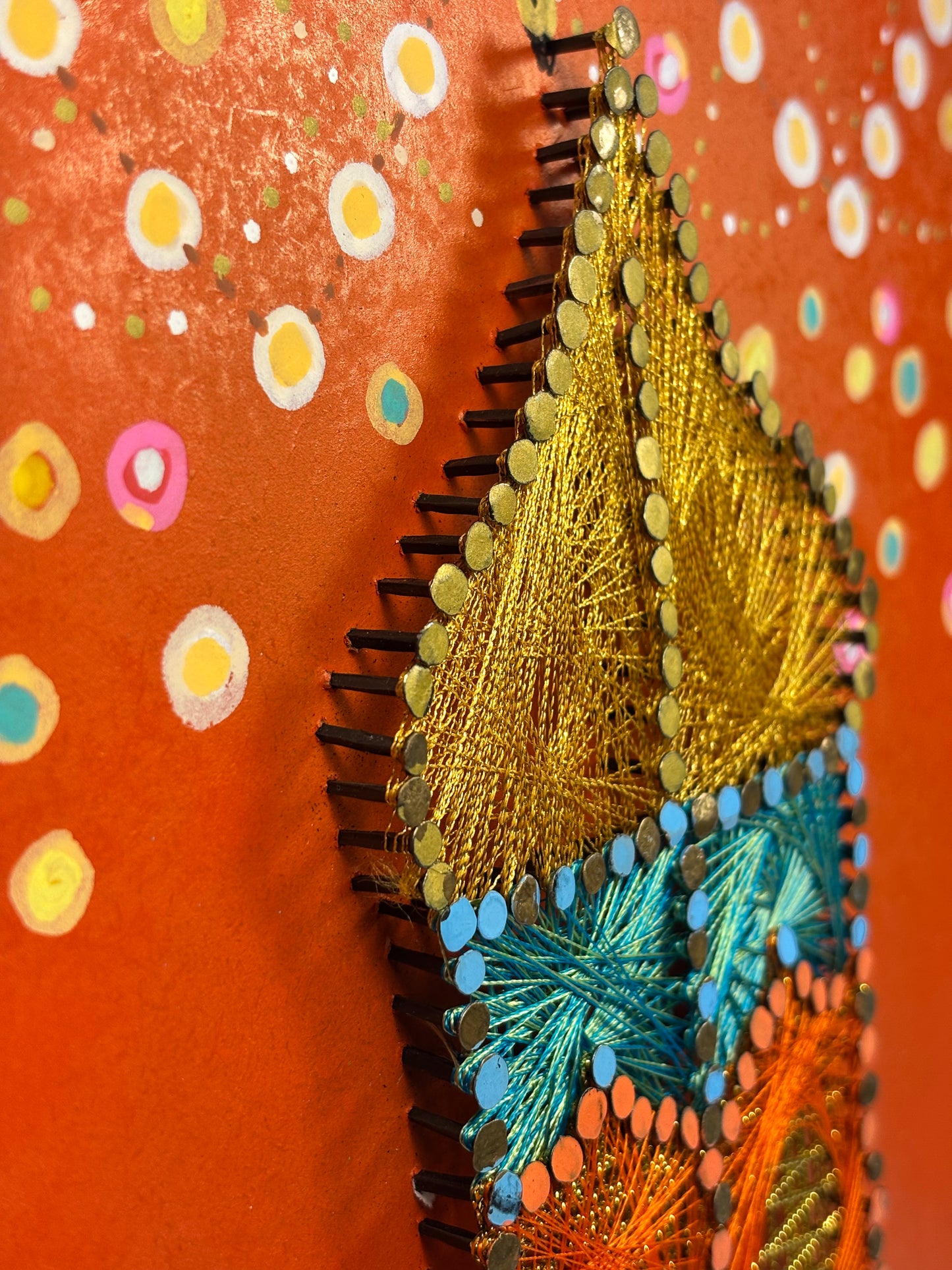 The VermillIon Lantern String Art Piece- Wall Décor
