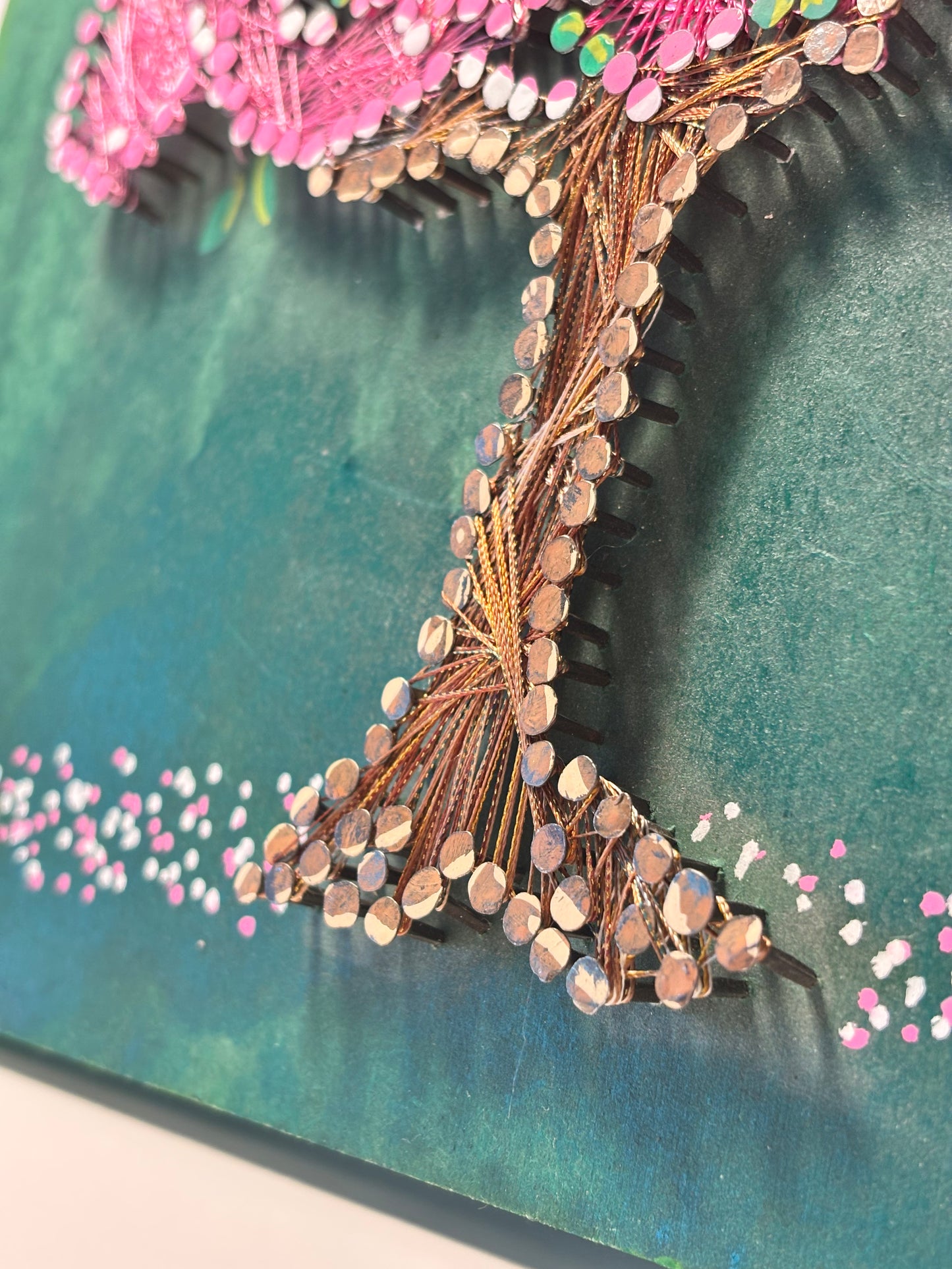 Cherry Blossom Dream String Art- Wall Décor