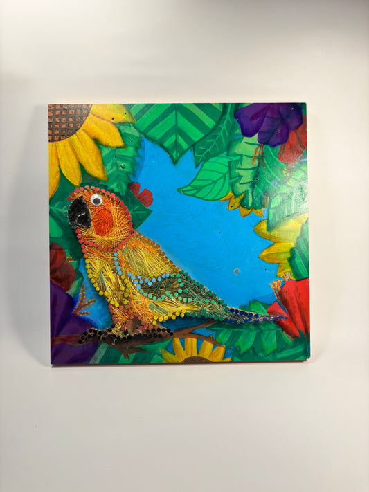 Conure Shuffle String Art Piece- Wall Décor