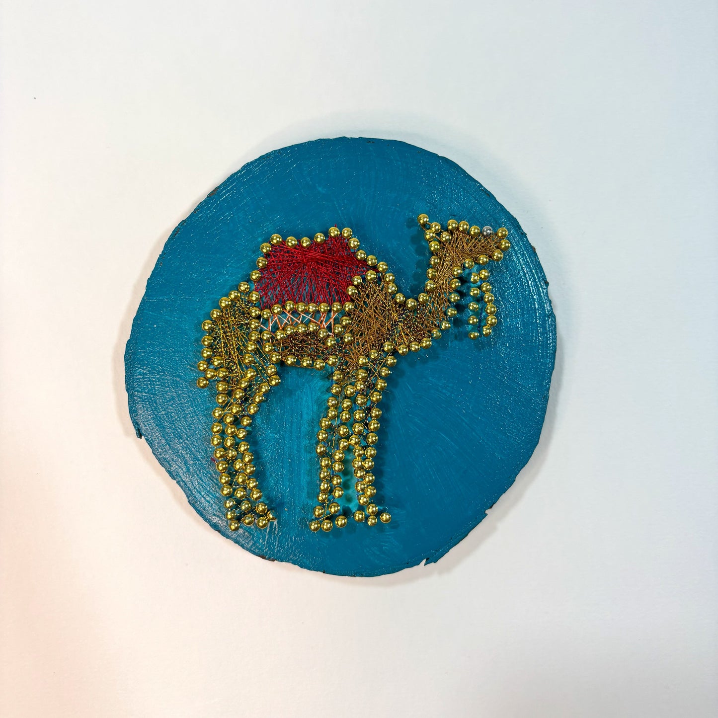 Mini Handcrafted Camel String Art Souvenir