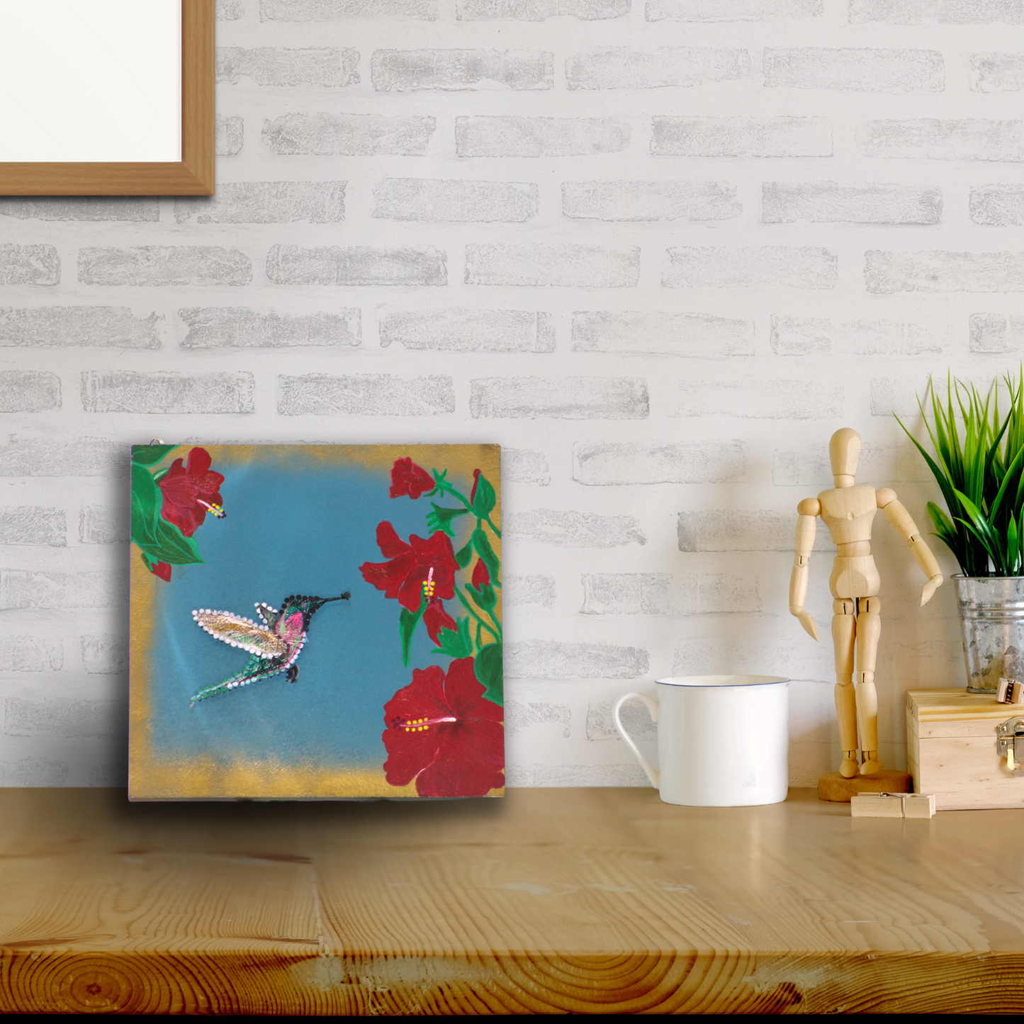 The Hummingbird Flutter String Piece- Wall Décor