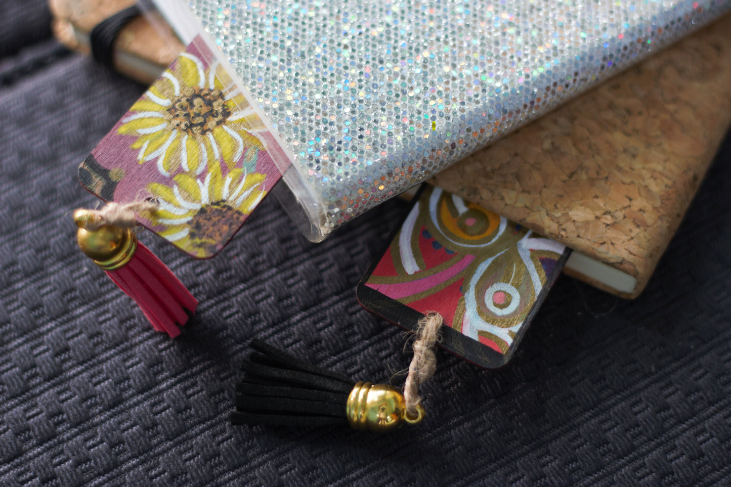 Wooden Handpainted Bookmarks