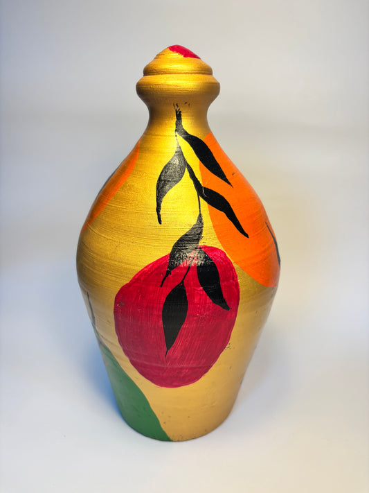 Bohemian Summer Large Handpainted Piggy Bank