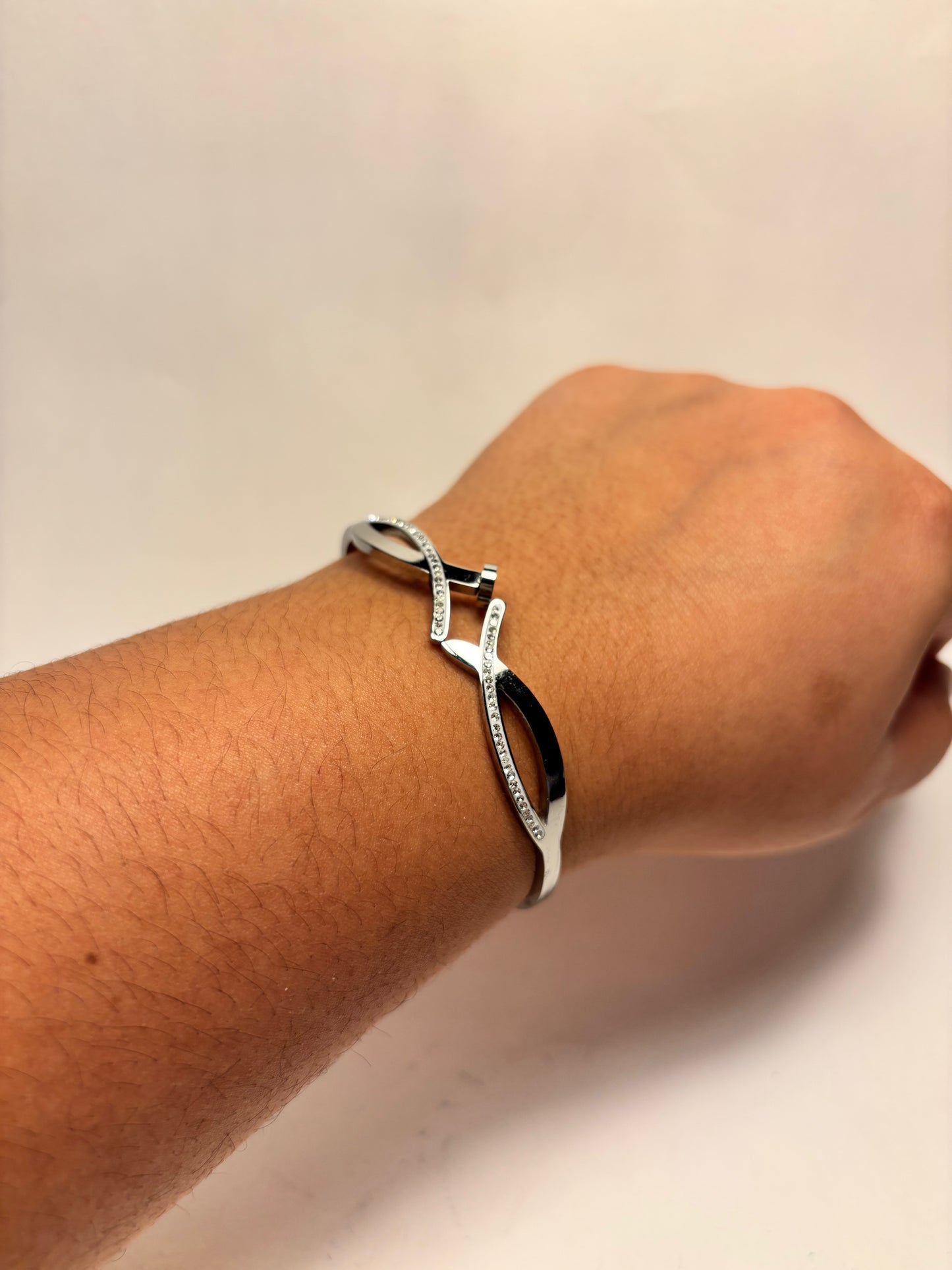Infinite Silver Cuff Bracelet