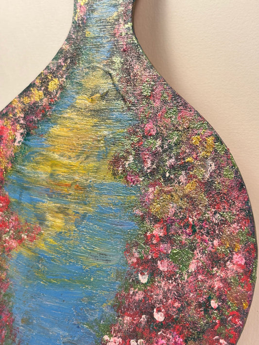 Backwaters- Handpainted Paddle Wall Art