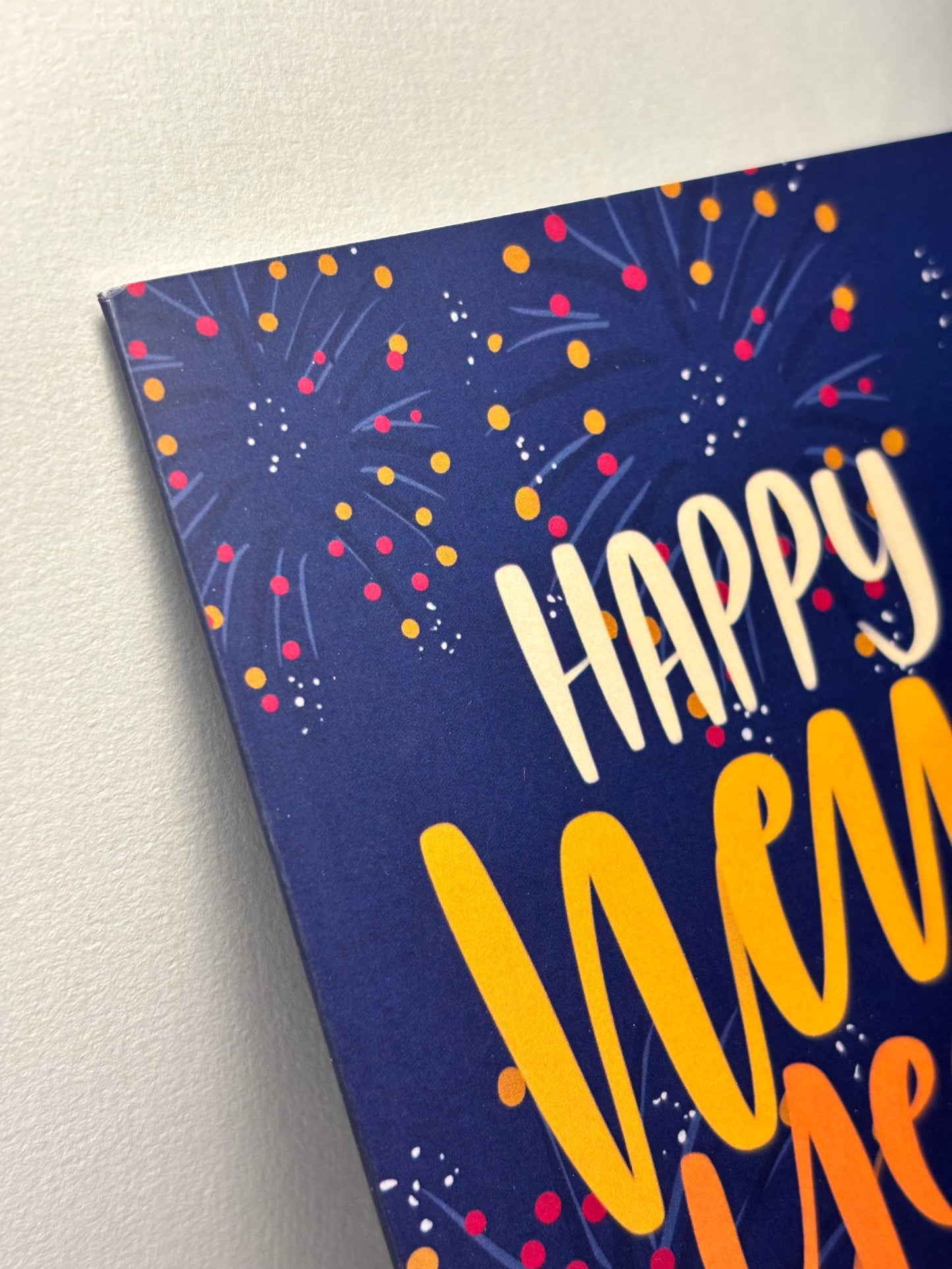 New Year Fireworks Greeting Card- Designer's Edit