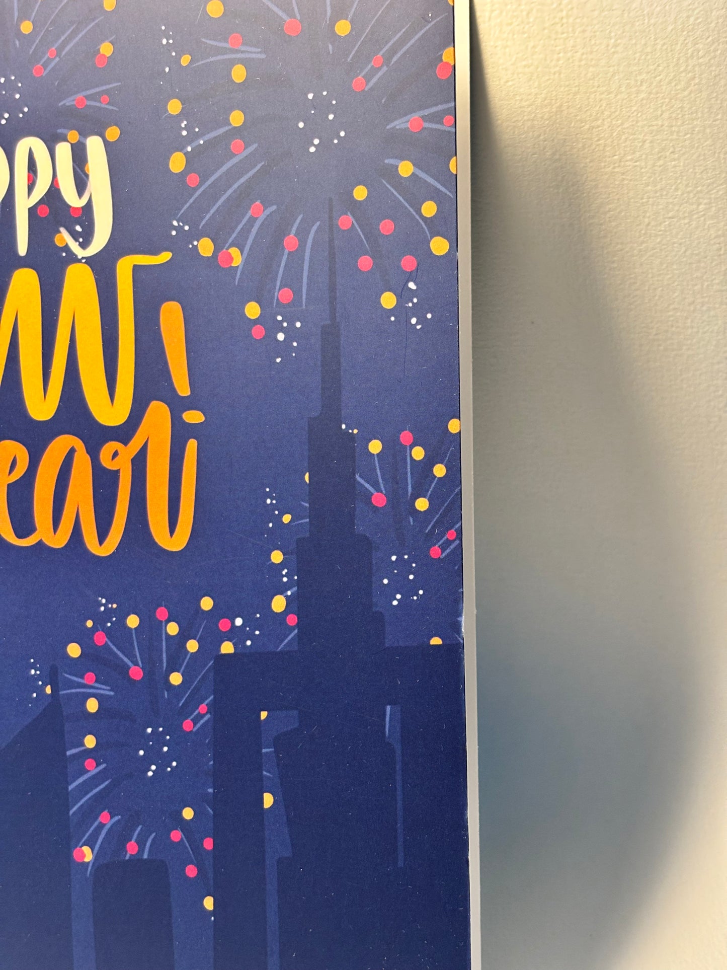 New Year Fireworks Greeting Card- Designer's Edit
