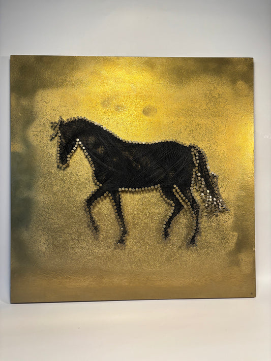 Luxe Equine String Art- Wall Décor