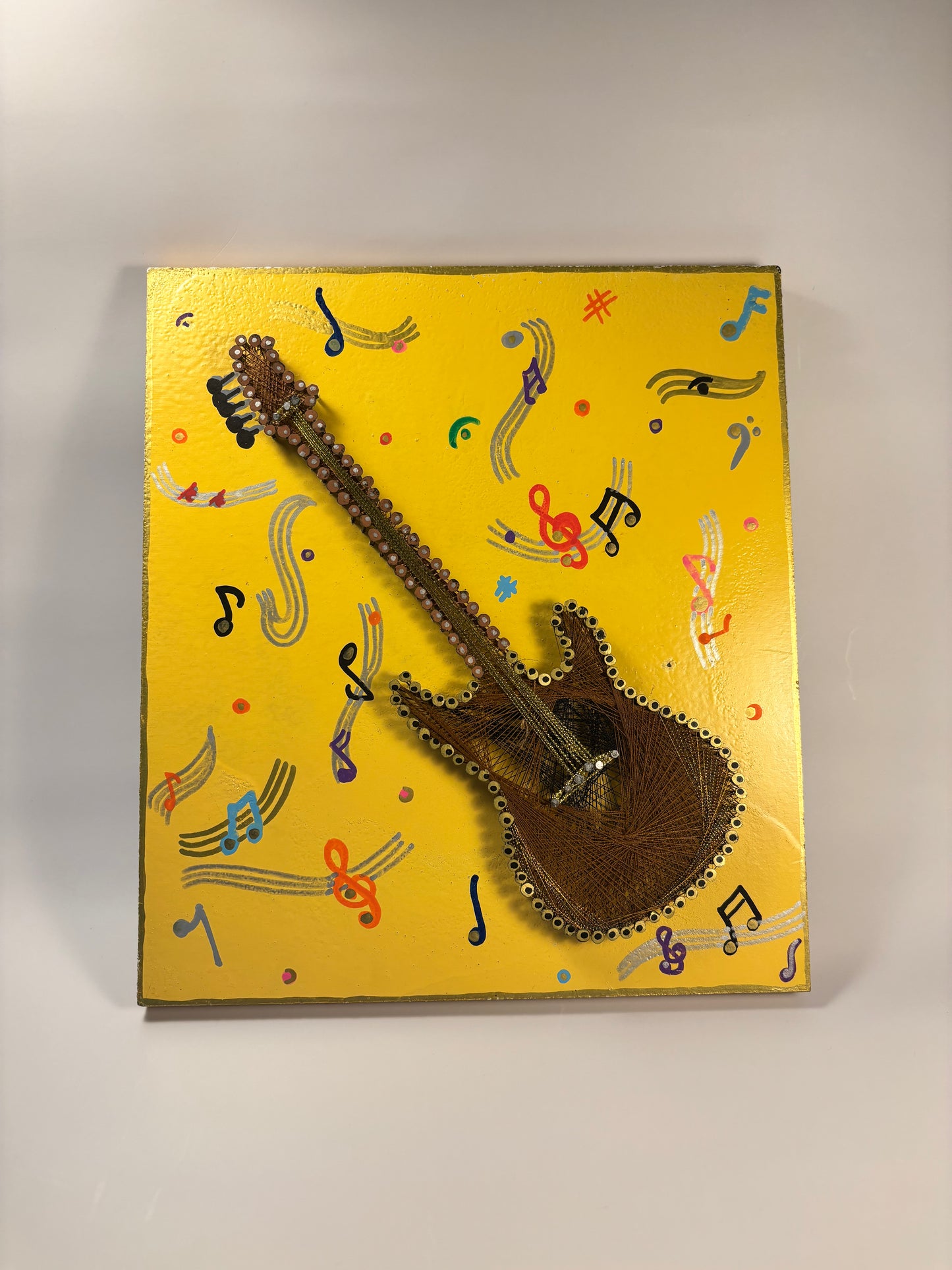 Musical Panel String Art- Wall Décor