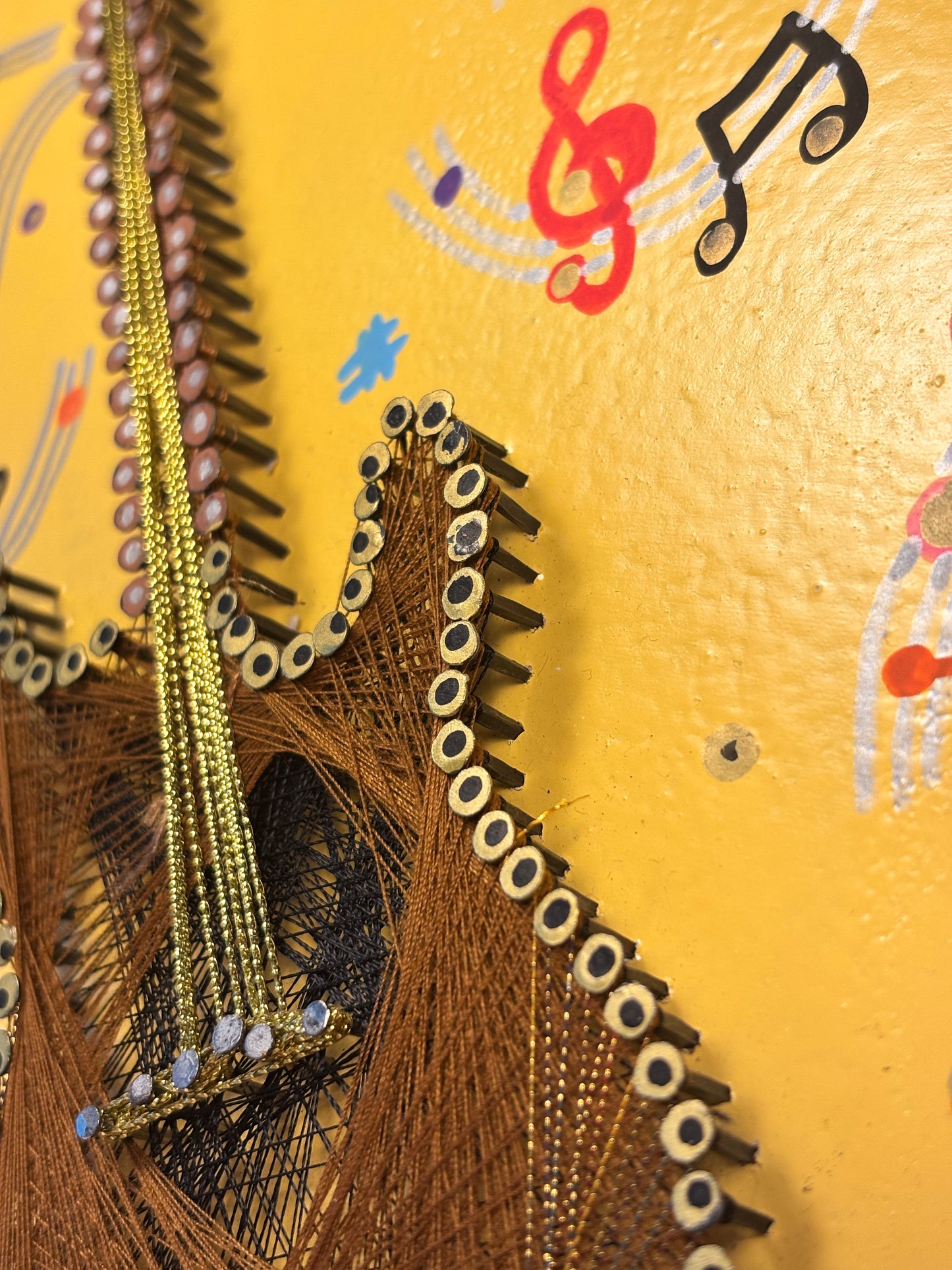 Musical Panel String Art- Wall Décor