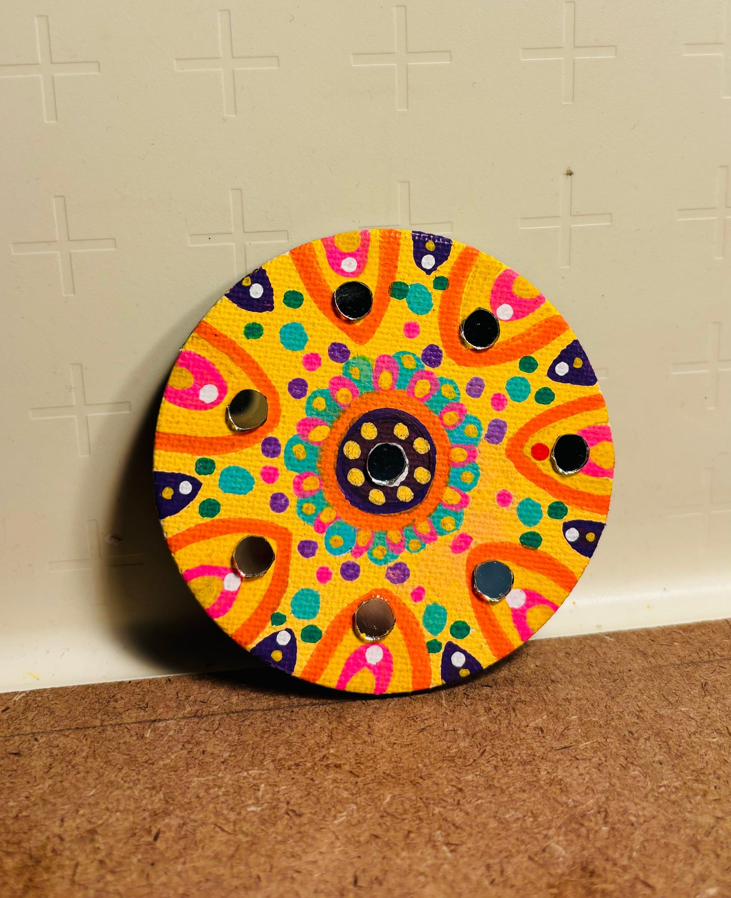 Radiant Reflections – Hand-Painted Fridge Magnets