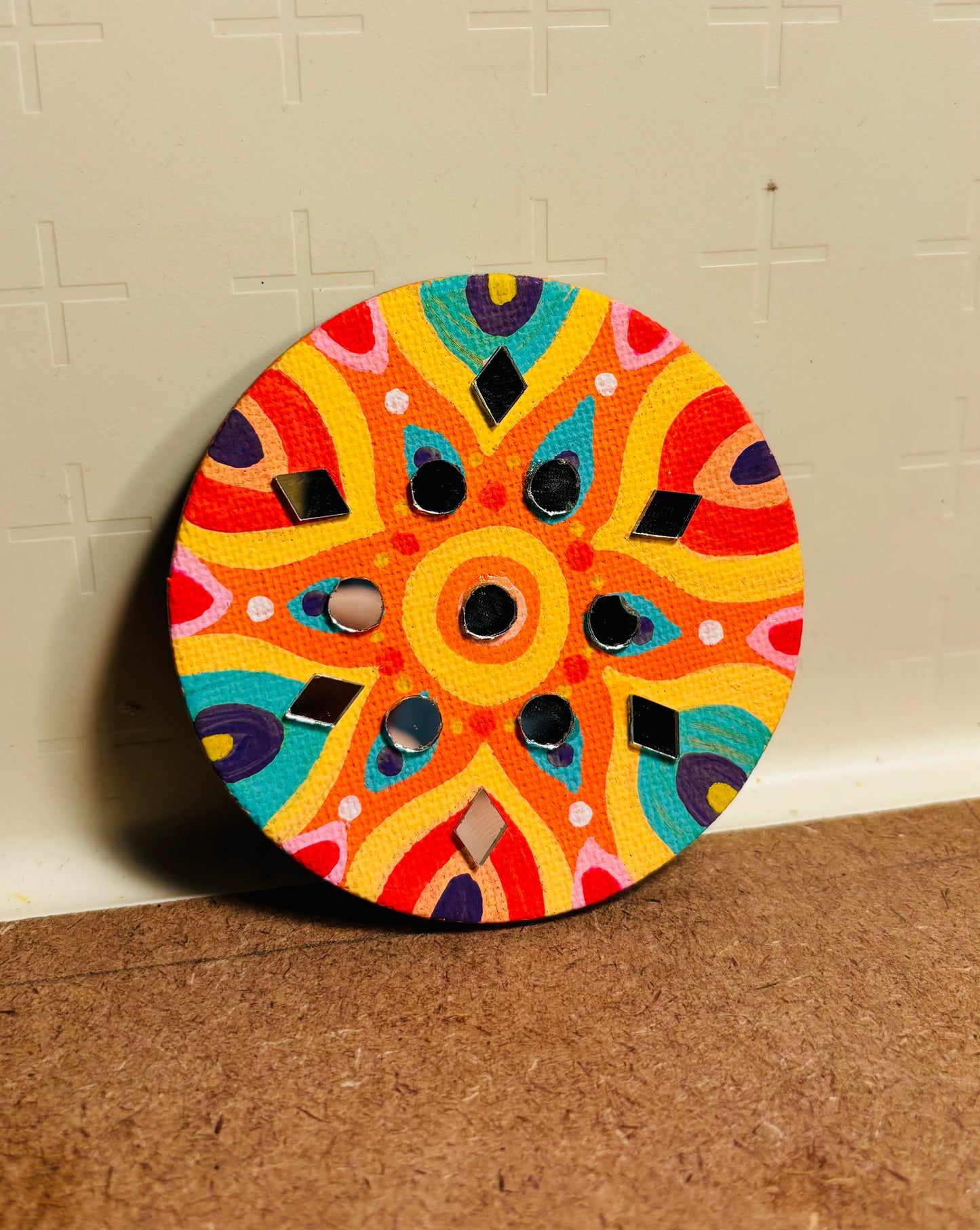 Radiant Reflections – Hand-Painted Fridge Magnets