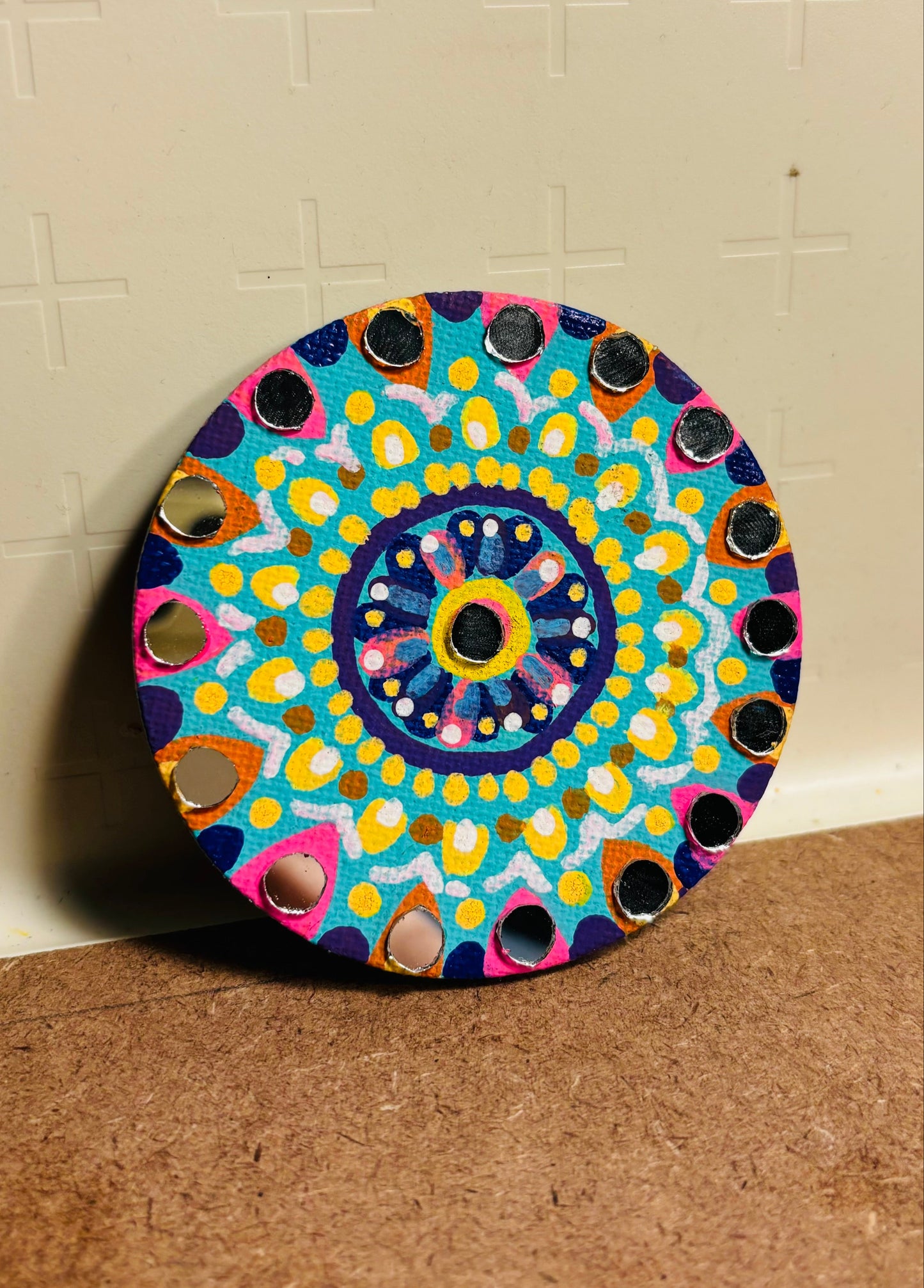 Radiant Reflections – Hand-Painted Fridge Magnets