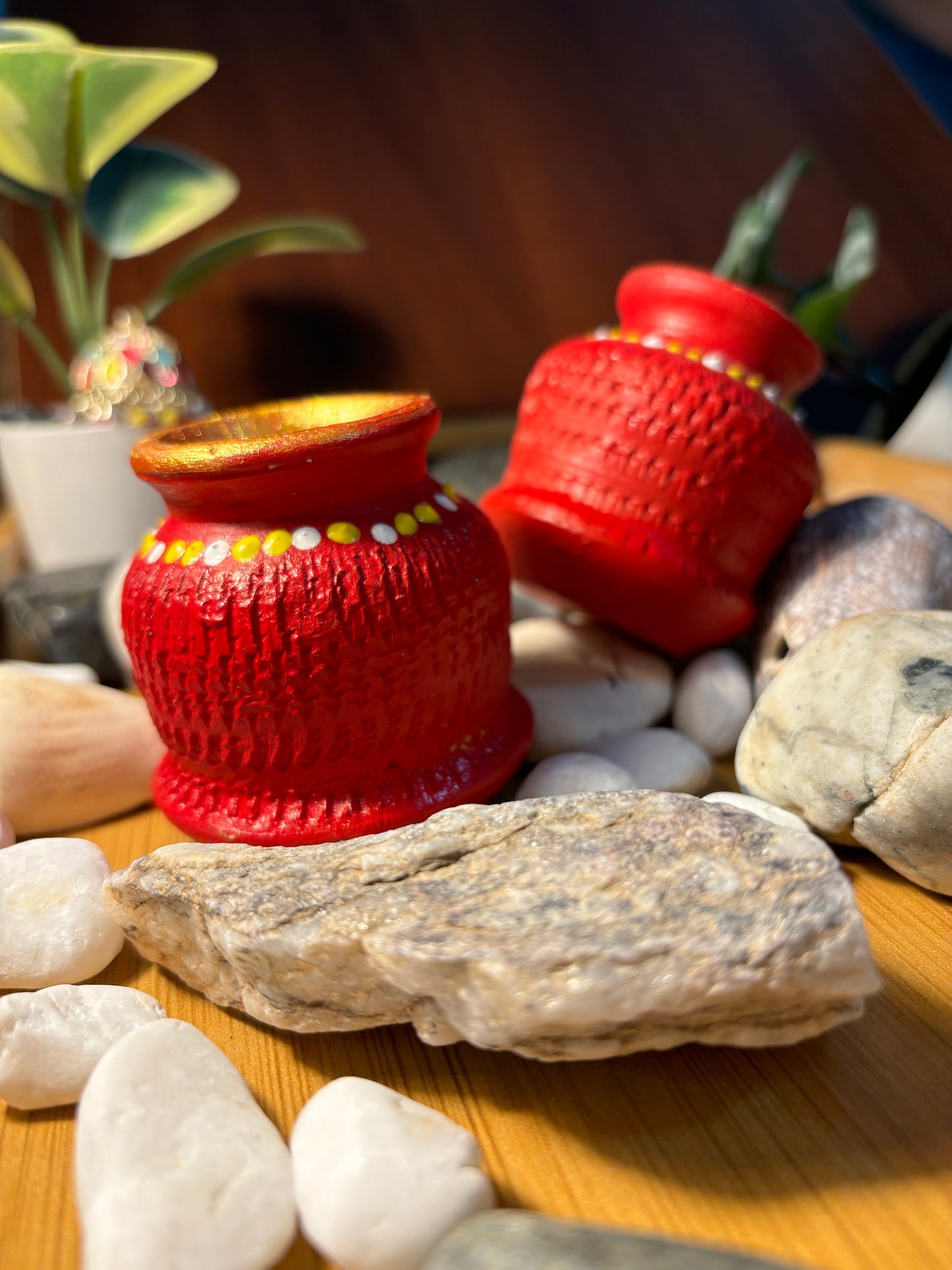 Mini Clay Decor Pots (Set of 2)